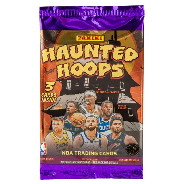 Panini Books NBA karty Panini Haunted Hoops Basketball 2024/2025 Halloween booster pack