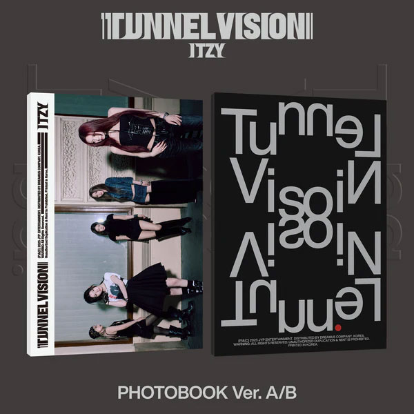 JYP Entertainment ITZY – Tunnel Vision (Photobook ver. A / ver. B)