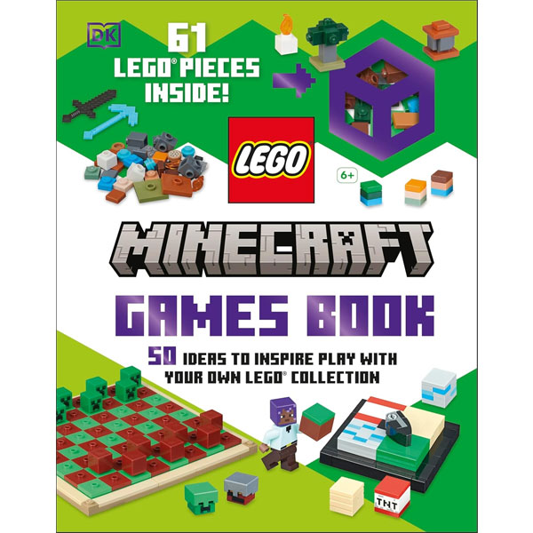 Dorling Kindersley LEGO Minecraft Games Book: 50 Fun Ideas to Play with Your LEGO Collection!