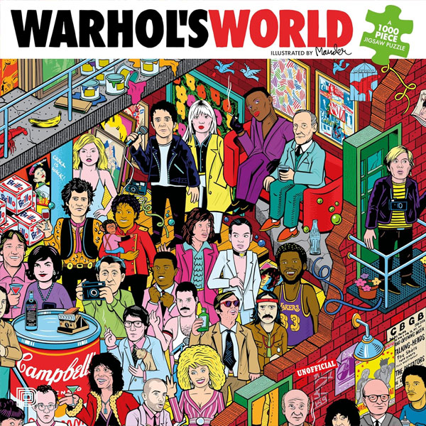 Dokument Press Warhol's World: 1000 Piece Jigsaw Puzzle