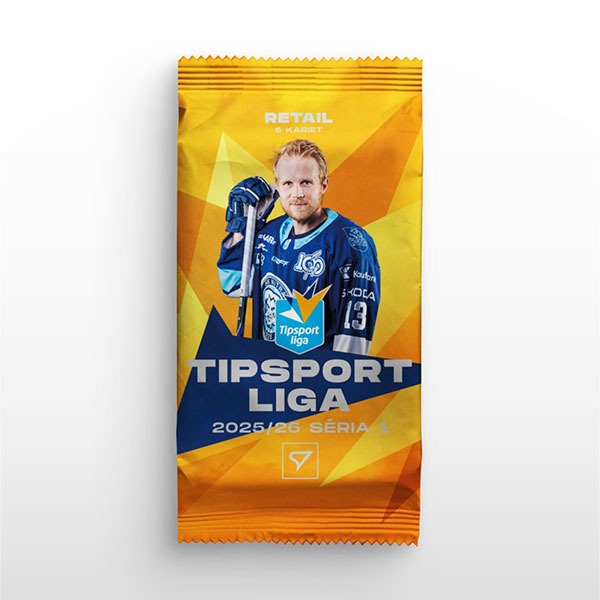 Hokejové karty SportZoo Tipsport Liga 2025/26 – 1. séria Retail Booster Pack
