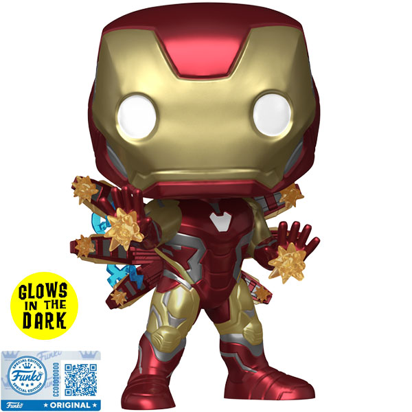 Funko POP! Marvel Infinity Saga: Iron Man Glows in the Dark Special Edition