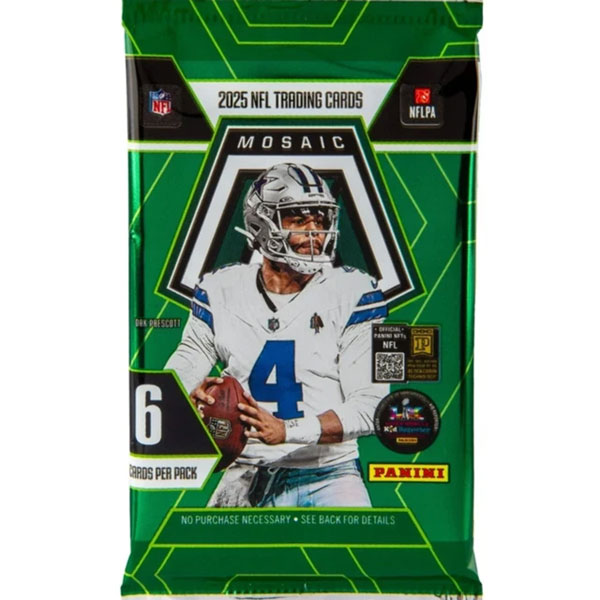 Panini Books NFL karty Panini Mosaic Football 2025 Blaster booster pack