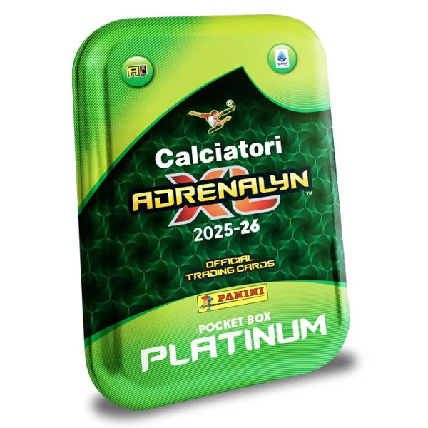 Panini Books Futbalové karty Panini Serie A Calciatori 2025/2026 Adrenalyn XL Pocket Tin (mydielko)