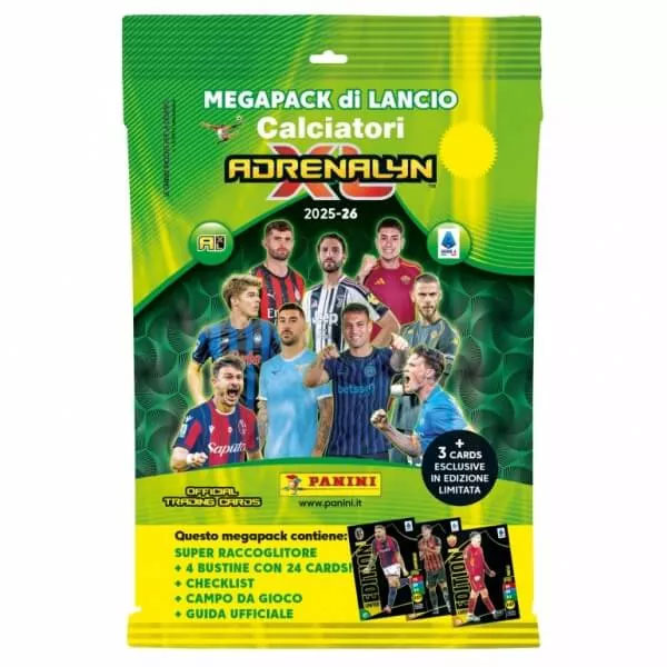 Panini Books Futbalové karty Panini Serie A Calciatori 2025/2026 Adrenalyn XL Starter Set