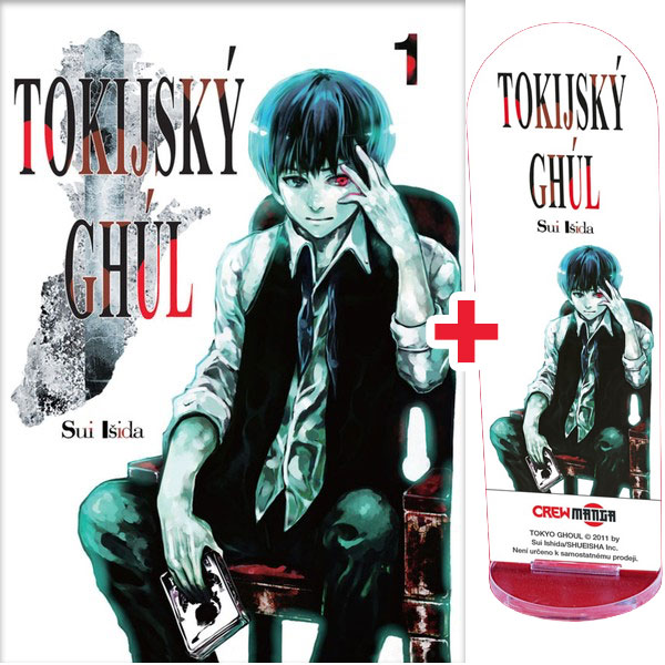 CREW Tokijský ghúl 1 + dárek zarážka do knihovny