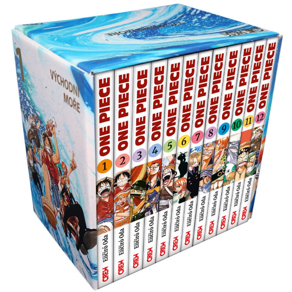 CREW One Piece 1-12 - Sběratelský box, část 1: Východní moře (12 knih)