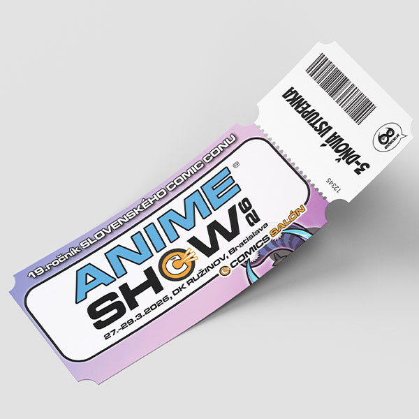 Anime Crew Vstupenka na AnimeShow 2026 - zvýhodnená cena do 31. 12. 2025