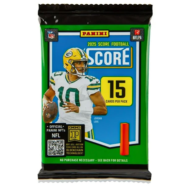 Panini Books NFL karty Panini Score Football 2025 Mega booster pack
