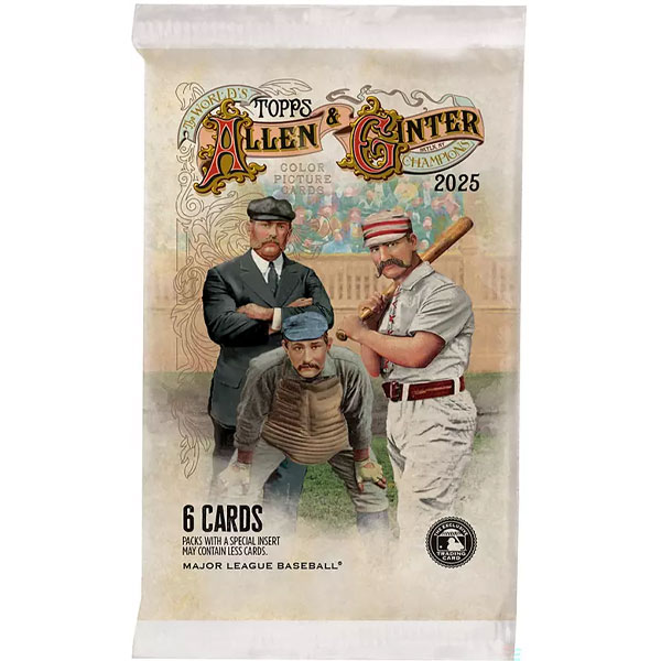 MLB Baseball karty Topps Allen & Ginter 2025 Value booster pack