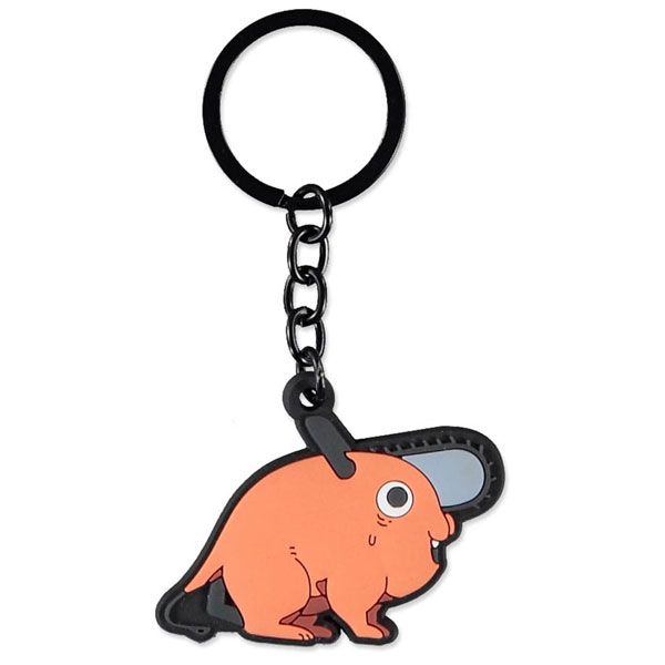 Difuzed Chainsaw Man Pochita Rubber Keychain Kľúčenka