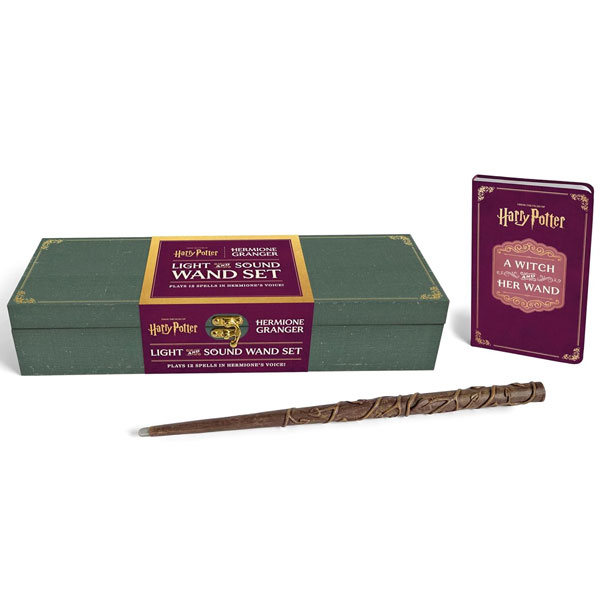 Running Press Harry Potter: Hermione Granger Light and Sound Wand Set