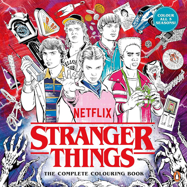 Penguin Books Stranger Things: The Complete Colouring Book Seasons 1-5