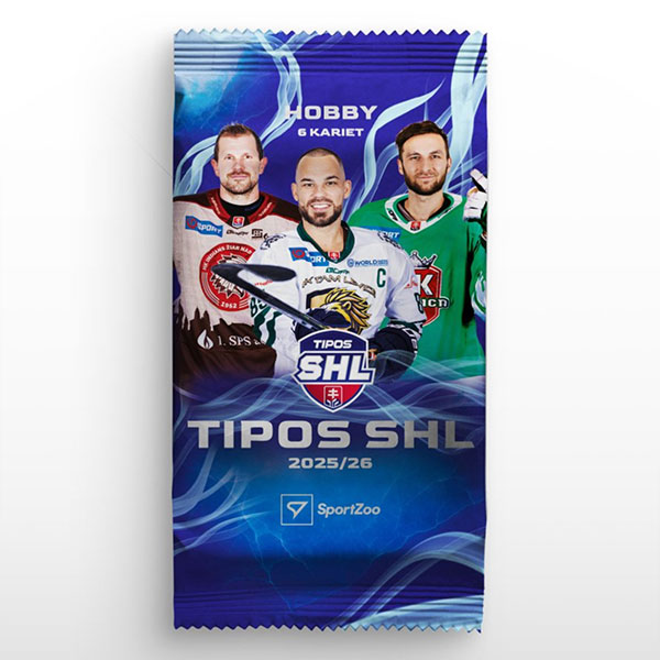Hokejové karty SportZoo Tipos SHL 2025/26 – Hobby Booster Pack