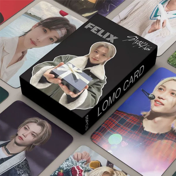 LOMO card Stray Kids - Felix LOMO Cards 55 ks Zberateľské karty