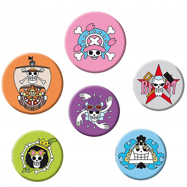 Abysse Corp One Piece Skulls Odznaky 5-Pack