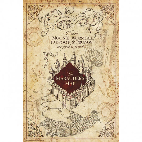 GB eye Harry Potter Maurauder's Map 91,5 x 61 cm