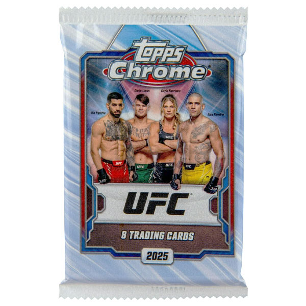 UFC karty Topps Chrome 2025 Mega booster pack