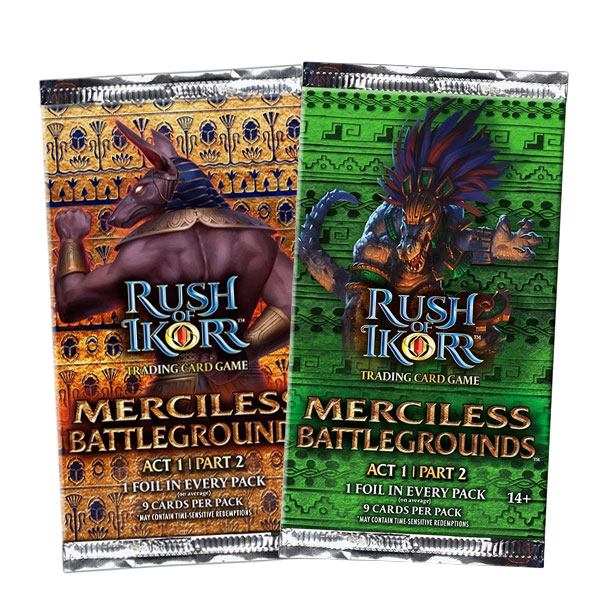 Upper Deck Rush of Ikorr TCG: Merciless Battleground Booster Pack