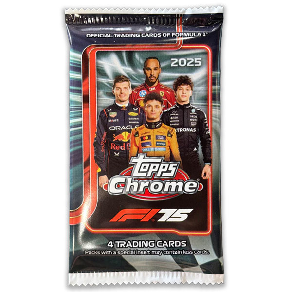 Formula 1 karty Topps Chrome 2025 Value Booster Pack