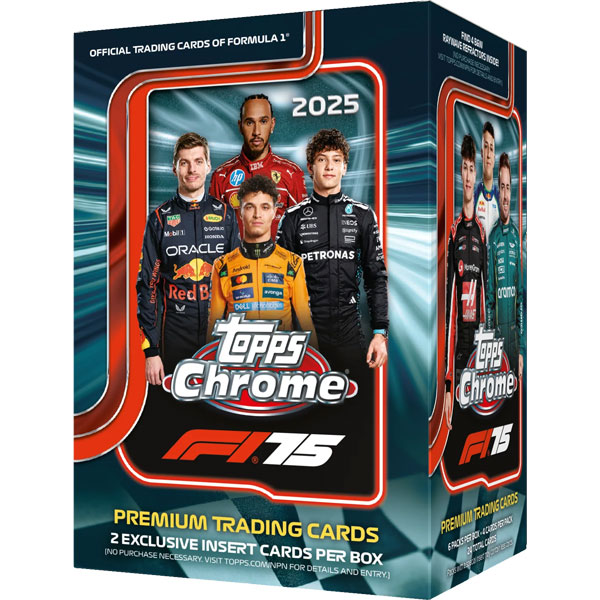 Formula 1 karty Topps Chrome 2025 Value Booster Box