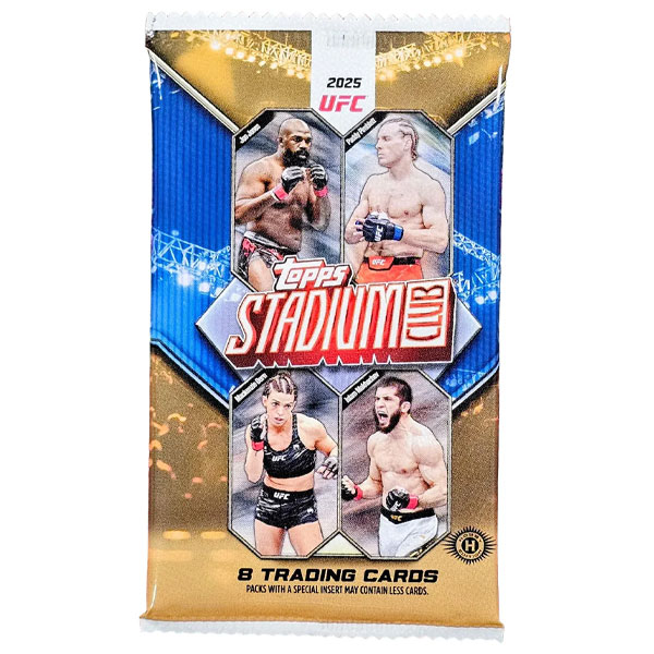 UFC karty Topps 2025 Stadium Club Hobby booster pack