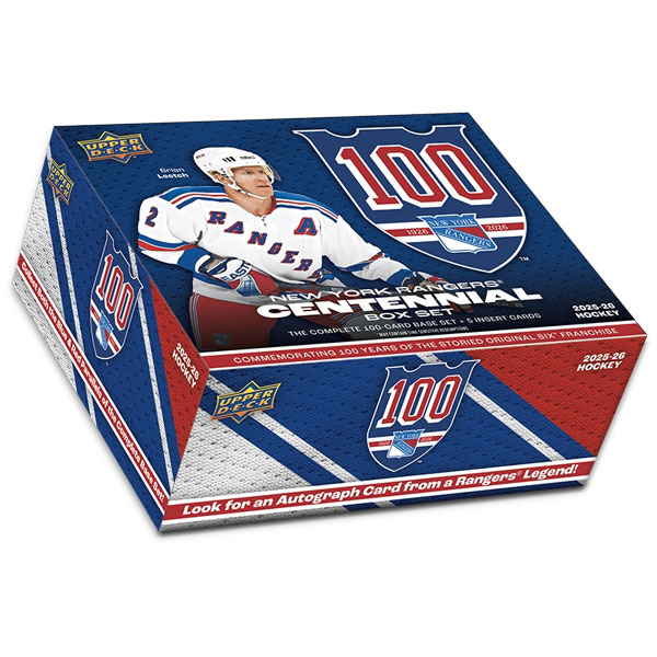 Hokejové karty Upper Deck 2025/2026 New York Rangers Centennial Box Set