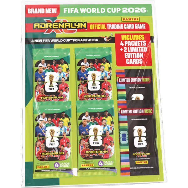 Panini Books Futbalové karty Panini FIFA World Cup 2026 Adrenalyn XL Multipack
