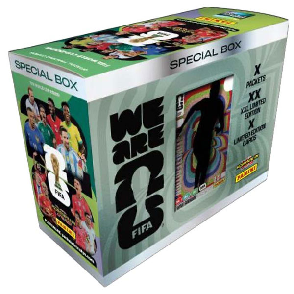 Panini Books Futbalové karty Panini FIFA World Cup 2026 Adrenalyn XL Special Box