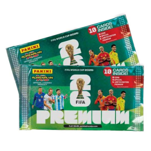 Panini Books Futbalové karty Panini FIFA World Cup 2026 Adrenalyn XL Premium Packet