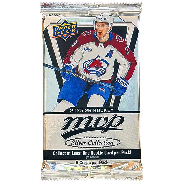 Hokejové karty Upper Deck 2025/2026 MVP Silver Collection CDD EXCLUSIVE Hobby Booster Pack
