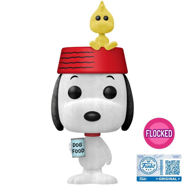Funko POP! Peanuts: Snoopy & Woodstock Flocked Special Edition