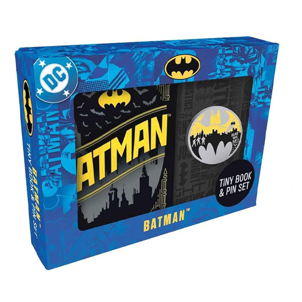 Insight DC Comics: Batman Tiny Book and Pin Set