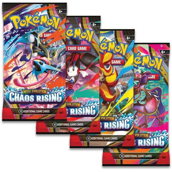 E-shop Pokemon Pokémon TCG: Mega Evolution 04 Chaos Rising Booster Pack