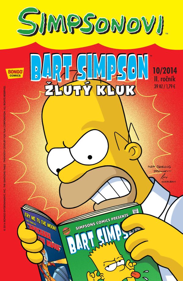 CREW Simpsonovi: Bart Simpson 10/2014 - Žlutý kluk