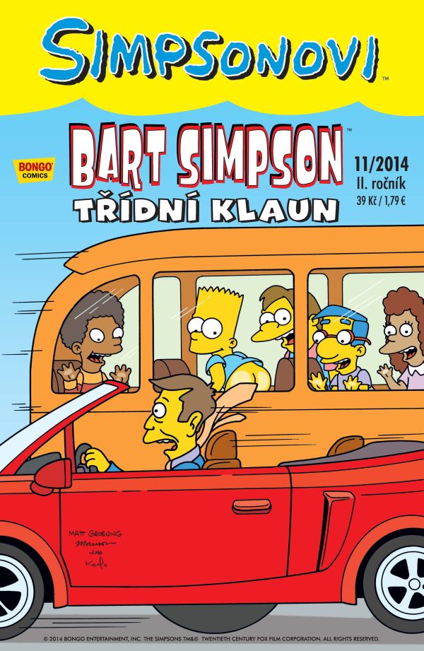CREW Simpsonovi: Bart Simpson 11/2014 - Třídní klaun