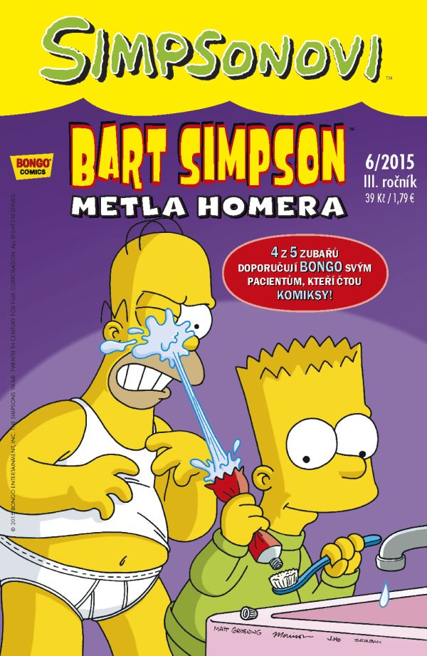 CREW Simpsonovi: Bart Simpson 06/2015 - Metla Homera