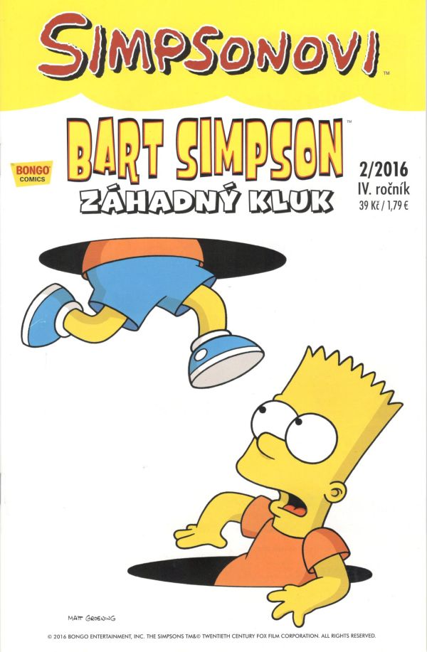 CREW Simpsonovi: Bart Simpson 02/2016 - Záhadný kluk