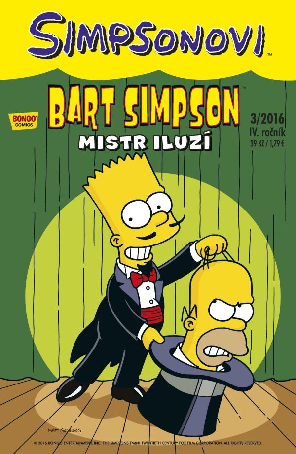 CREW Simpsonovi: Bart Simpson 03/2016 - Mistr iluzí