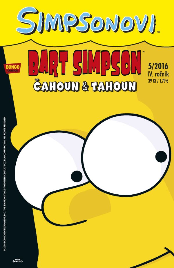 CREW Simpsonovi: Bart Simpson 05/2016 - Čahoun & Tahoun
