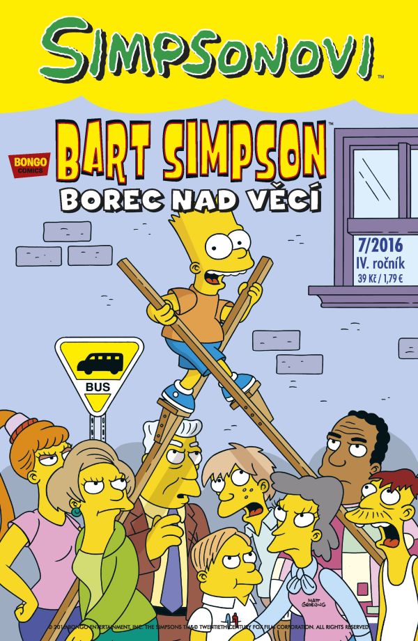 CREW Simpsonovi: Bart Simpson 07/2016 - Borec nad věcí