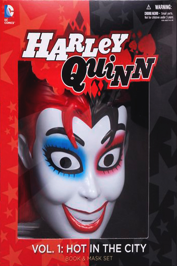 DC Comics Harley Quinn Book and Mask Set (The New 52)
