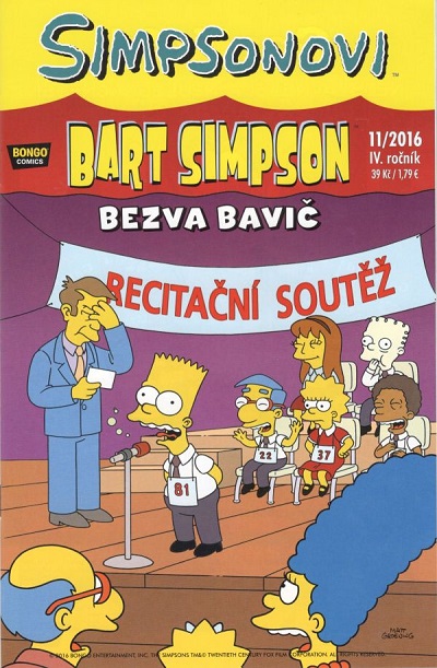 CREW Simpsonovi: Bart Simpson 11/2016 - Bezva bavič