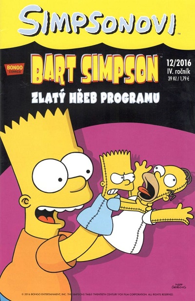 CREW Simpsonovi: Bart Simpson 12/2016 - Zlatý hřeb programu