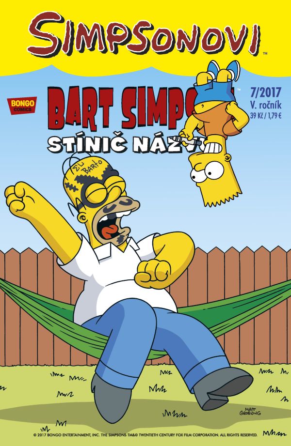 CREW Simpsonovi: Bart Simpson 07/2017 - Stínič názvu