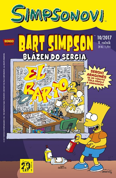 CREW Simpsonovi: Bart Simpson 10/2017 - Blázen do Sergia