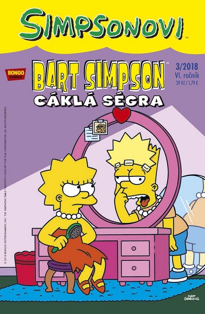 CREW Simpsonovi: Bart Simpson 03/2018 - Cáklá ségra