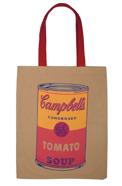 Galison Andy Warhol Campbell's Soup Taška (Tote Bag)