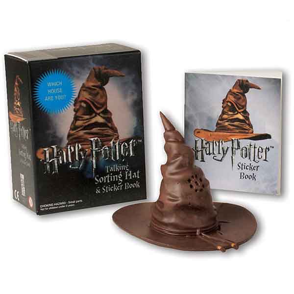 Running Press Harry Potter Talking Sorting Hat and Sticker Book (Miniature Edition)