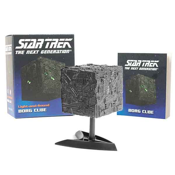 Figúrka Star Trek: Light-and-Sound Borg Cube (Miniature Editions)
